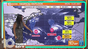 Tracking the Tropics: Hurricane Lee still Cat 3 storm; TS Margot to become hurricane | 5 a.m. Monday