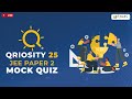 Qriosity quiz 25  jee paper 2 mock quiz  barch 2022  architecture entrance exams 2022
