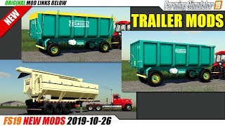FS19 | Trailer Mods (2019-10-26) - review
