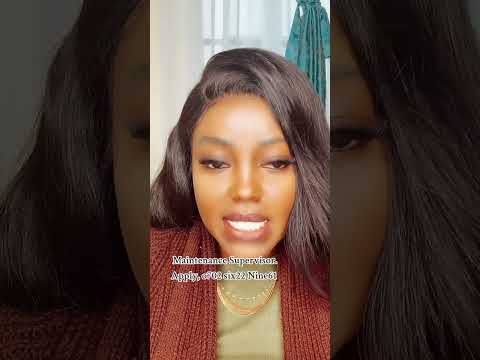 YB2343 Maintenance Supervisor 0702622961 Missnyawiragiks Careercoachnyawira Jobvacancieske