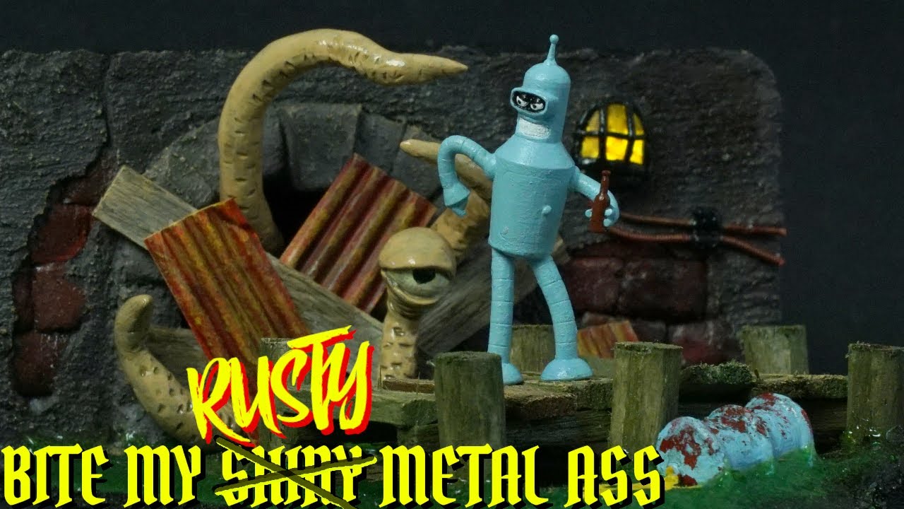 I Made a Futurama Sewer Diorama with Bender