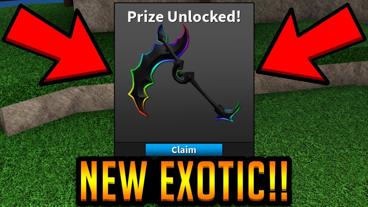 Claiming The Rainbow God Epic New Exotic Roblox Assassin Youtube - repeat im an assassin epic roblox knife fight facecam by