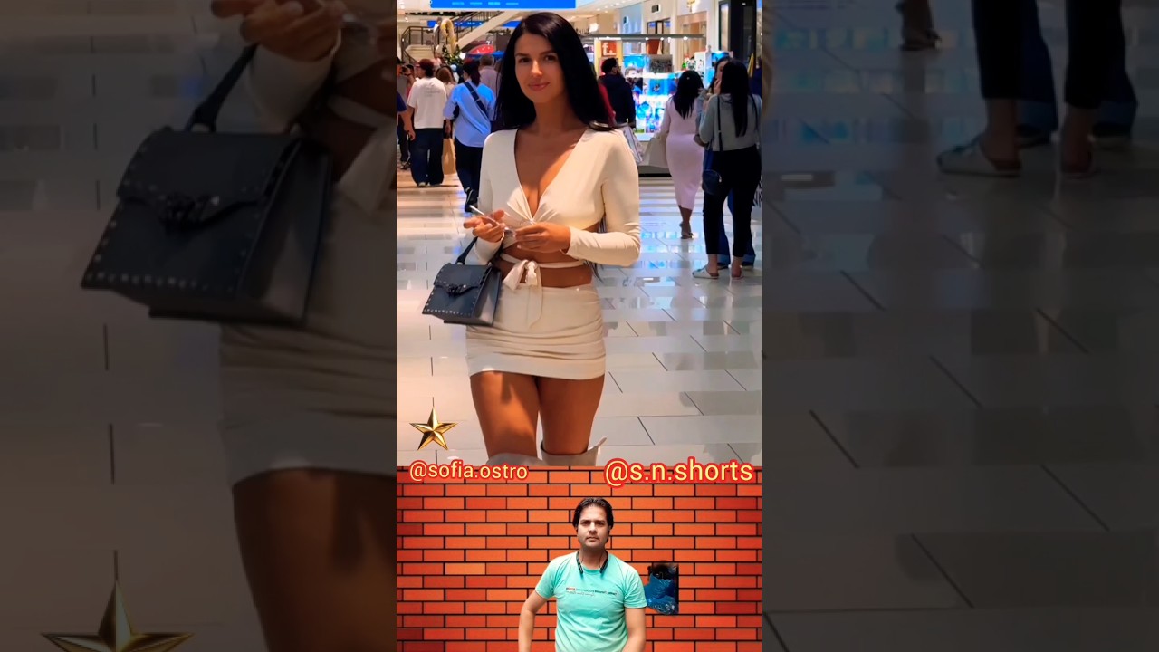 🔥 Все обернулись, когда она появилась в белом платье #шорты #уличныйстиль #София