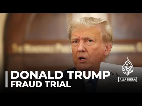 Former US President Donald Trump appears in court for fraud trial