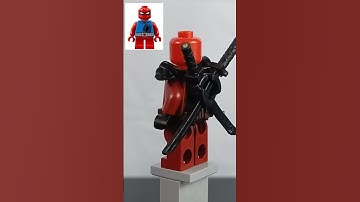 How to build Deadpool in LEGO #lego #deadpool #legomarvel #marvel #legominifigures