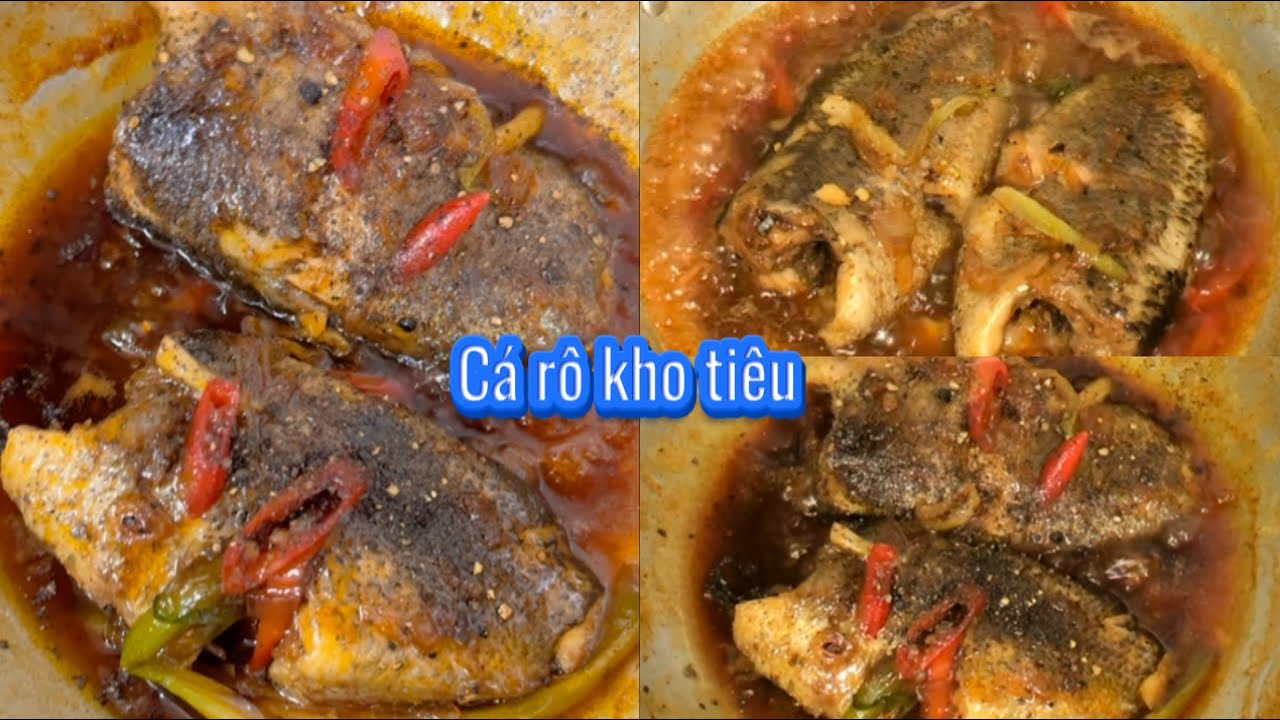 Cá Rô Đồng Kho Tiêu Thịt Mềm Ngọt - YouTube