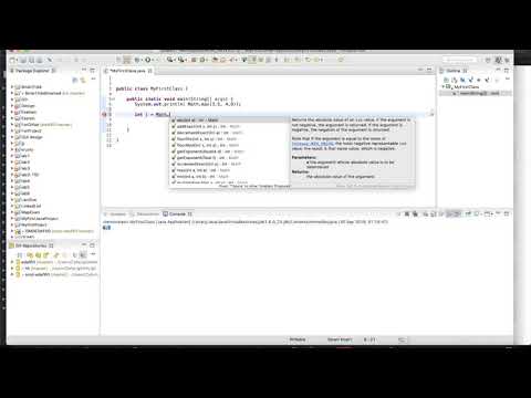 Java Programming tutorial 6 : Math class