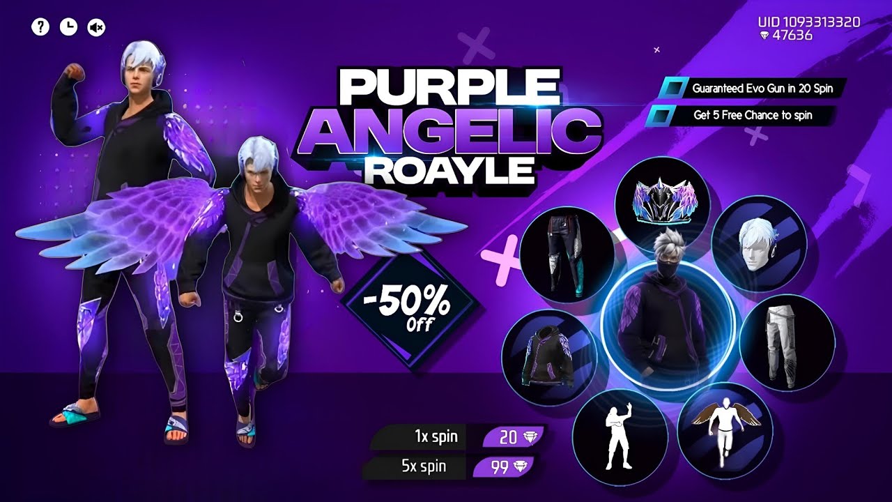 Angelic Event Free fire | New Angelic Pant Free Fire | Ff New Event ...