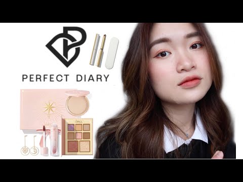 |One Brand Makeup Try-On| MAKE UP TÔNG CAM CHO MÙA THU ♡ ROSIE PHAM x PERFECT DIARY