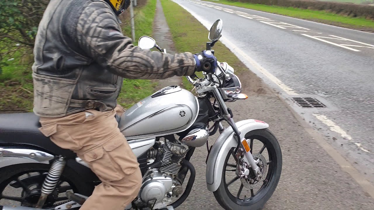 2013 YAMAHA YBR125 CUSTOM TEST RIDE - YouTube