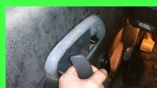 Chevy truck door handle does not work on the inside!   How to repair the right way!