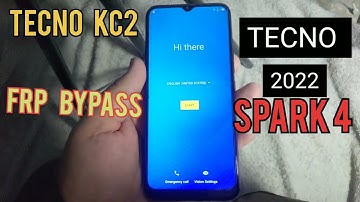Tecno Spark 4 (KC2) FRP Bypass Google Account Reset Without PC (Tecno Spark 4 FRP Bypass) |Urdu 2022