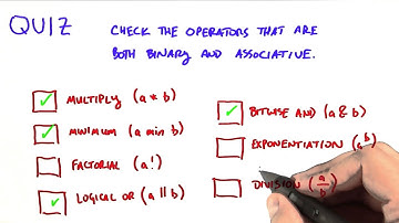 Binary and Associative Operators - Intro to Parallel Programming