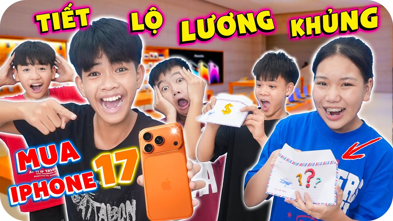 Cả Team Chơi Lớn Đi Mua Iphone 17 - Tiết Lộ Lương Khủng Của Team | Min Min TV Minh Khoa