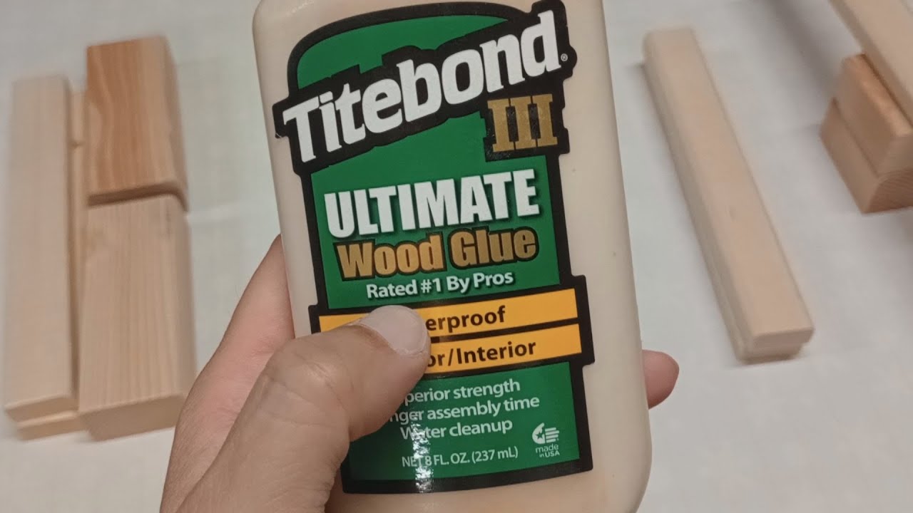 Titebond III Ultimate Wood Glue TESTING STRENGTH OF THE BOND - YouTube