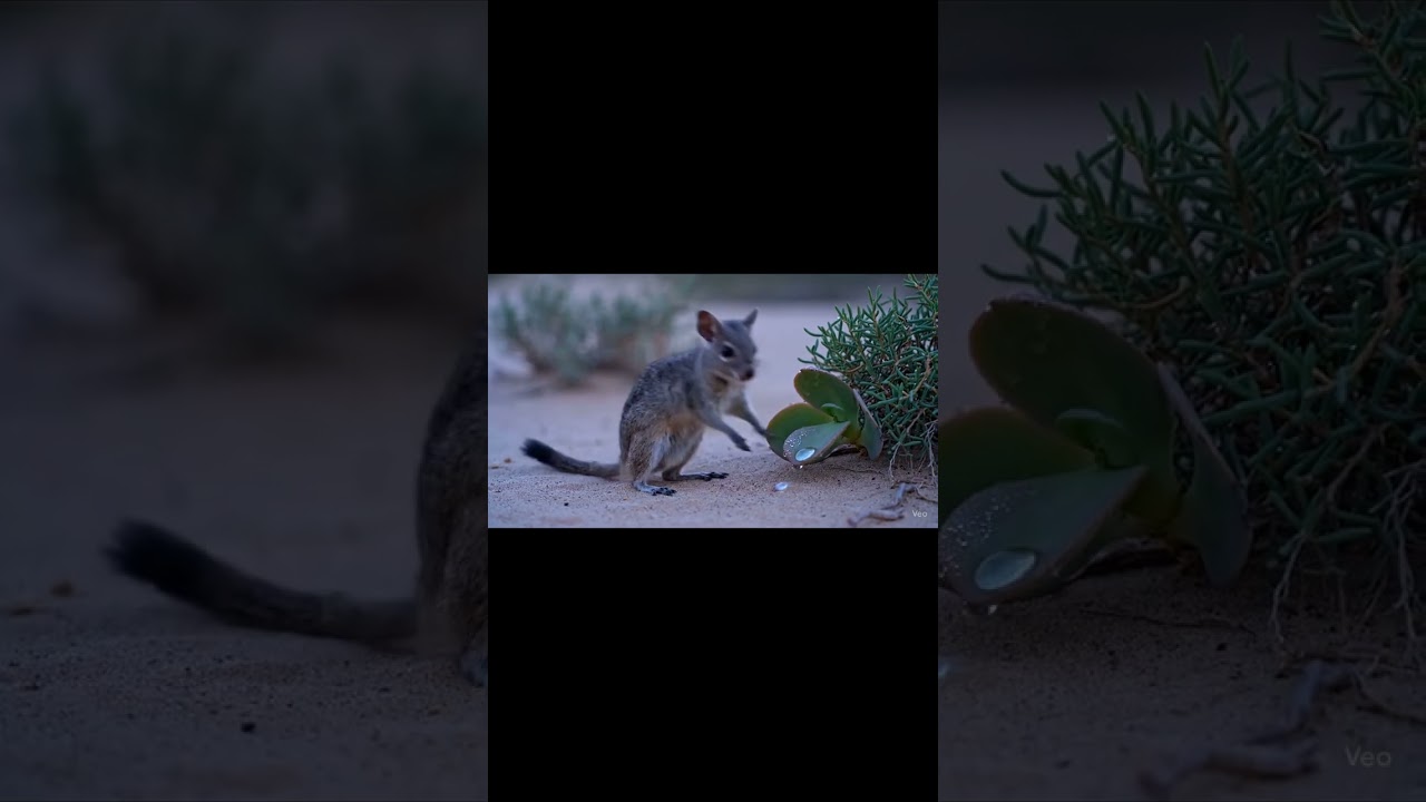 EN: A marsupial mouse exploring the desert. Tiny life in the sands
DE: Eine Beutelmaus erkundet die