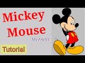 Mickey Mouse | MS-Paint Tutorial #mspaint#painting#mickeymouse