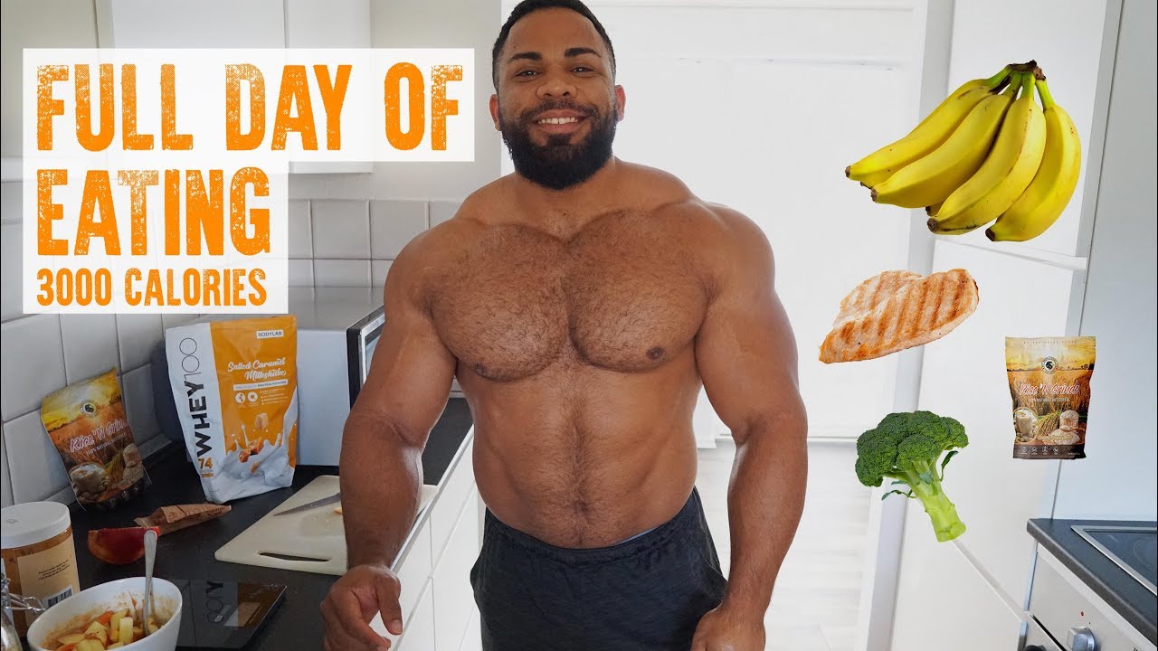 Bodybuilder Full Day Of Eating 3000 Calories Stronger Af