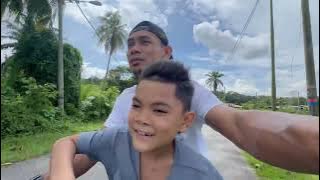 Cem kacau Mel pergi sekolah petang, balik pau papa main4n baru kat UA 😅