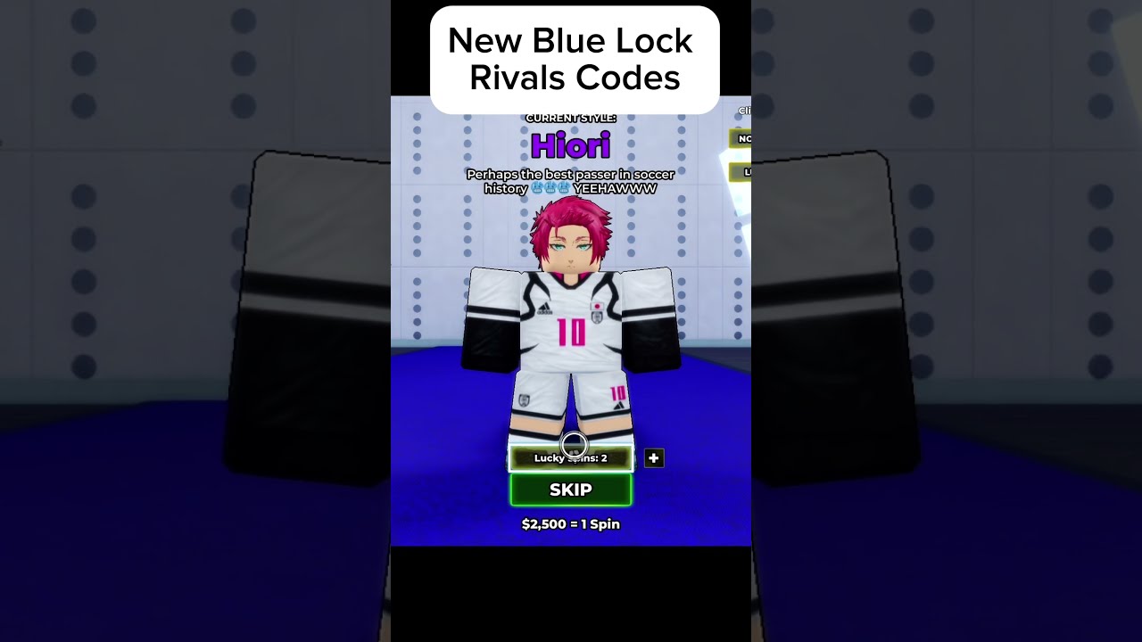 New Blue Lock Rivals Codes Bluelockrivals Bluelock Code Anime