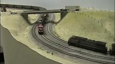 N Scale Orin Line - UP/BNSF Meet #5