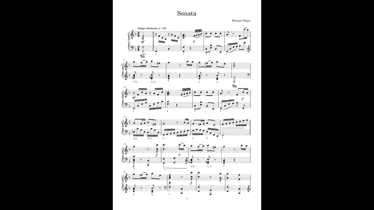 Manuel Bigot - Armonía II - IE 1 Composición modulante para piano