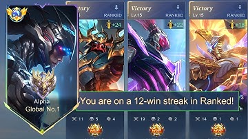 ALPHA UNLIMITED TRUE DAMAGE BUILD 2025!! 💀(auto winstreak) - Mobile Legends