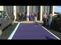 Purple parking spots in warren honor wounded veterans