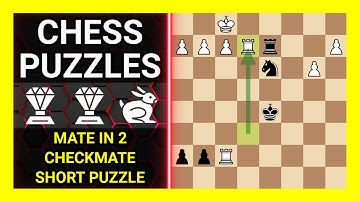 Chess Puzzles to Practice. Themes: Mate in 2, Checkmate, Short puzzle. Learn Chess