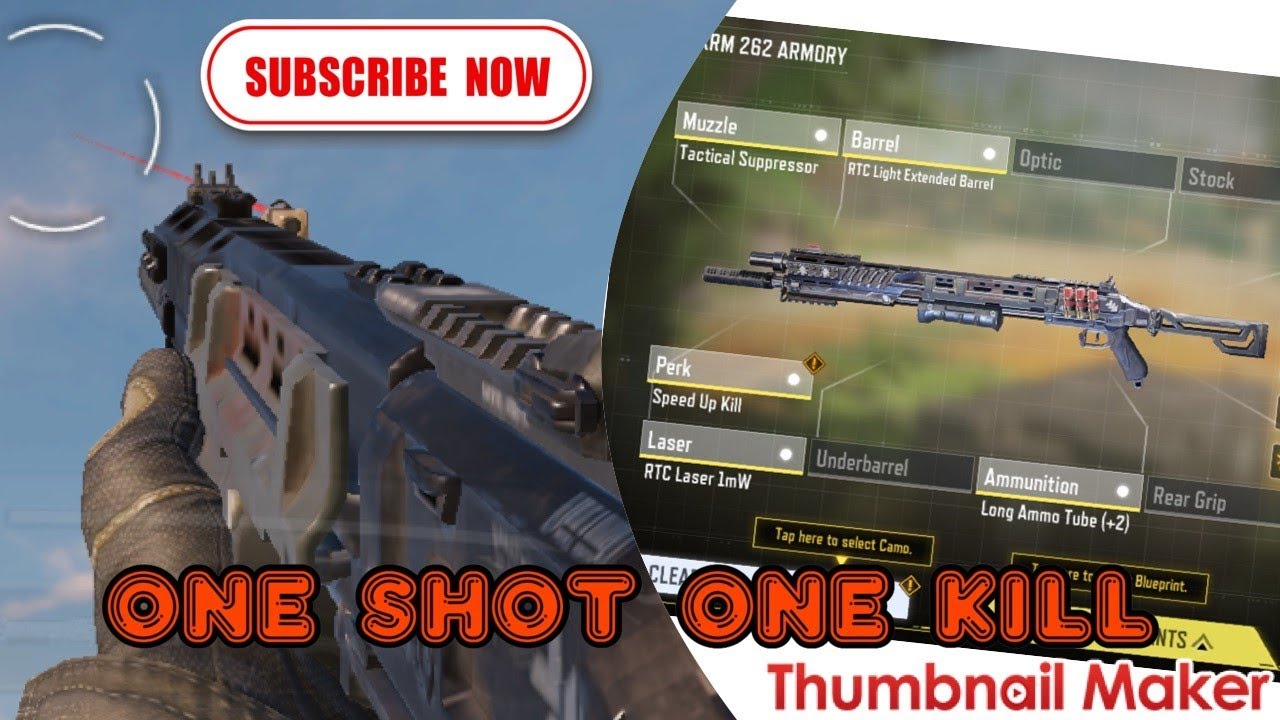 Krm 262 Best One Shot One Kill Gun Cod Mobile Multiplayer Youtube