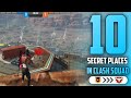 TOP 10 CLASH SQUAD SECRET PLACE FREE FIRE | PART - 6 | FREE FIRE TIPS AND TRICKS || GARENA FREE FIRE