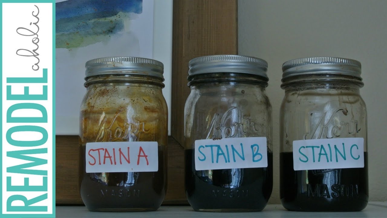 How to make DIY Colored Wood Stain 