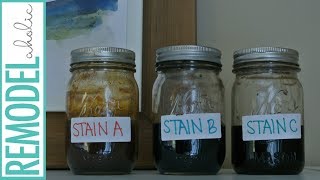 Easy DIY Wood Stains from Household Items