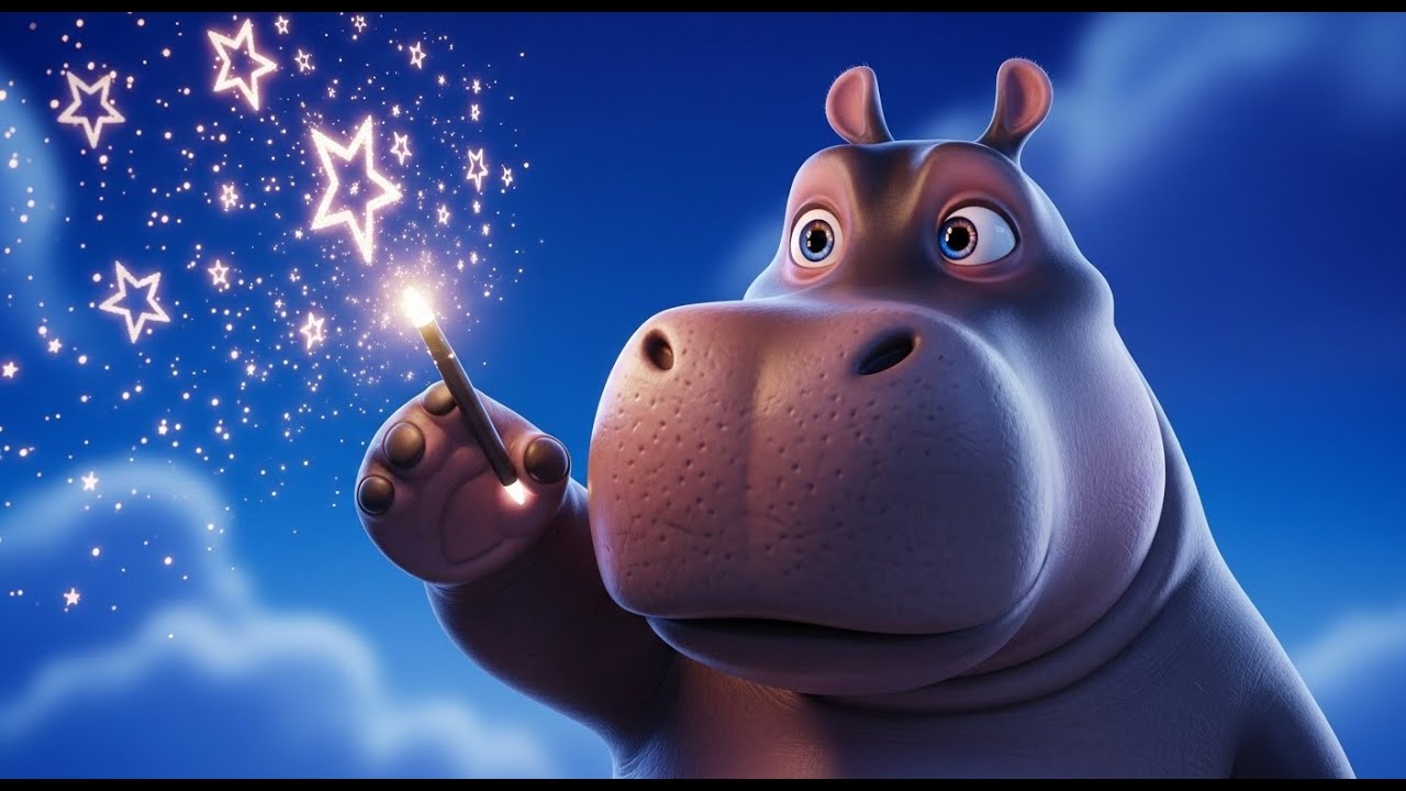 The Hippo Who Loved to Draw 🦛🖍️
