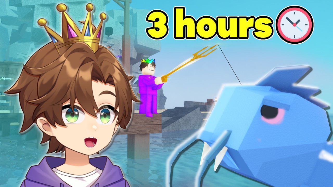 I Spent 3 Hours CATCH BIG FISH in Roblox Fisch - YouTube