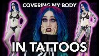 COVERING MY BODY IN TATTOOS TO PRANK MY FAMILY & FRIENDS 