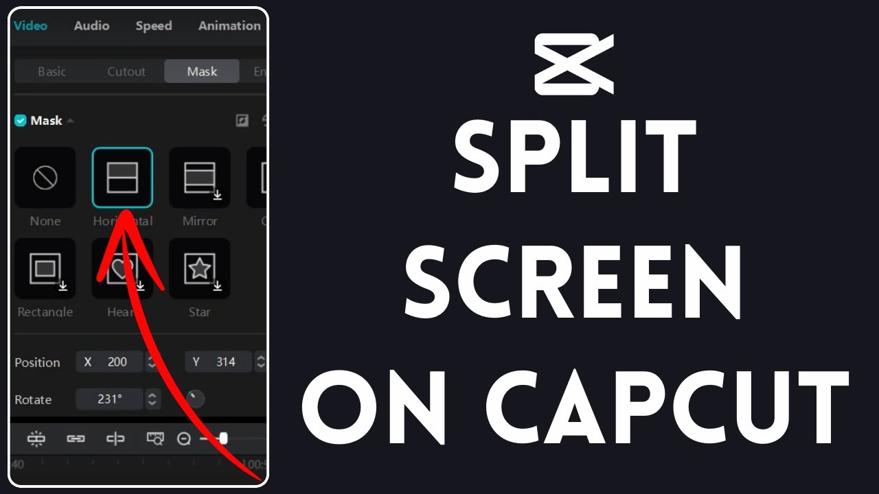 How to Split Screen in CapCut 2024 | Capcut Split Screen - YouTube