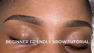 Detailed Brow tutorial | beginner friendly | quick and easy #judithebgo #tutorial