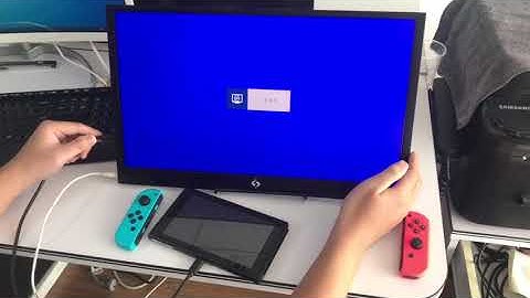 18.4" 4K portable monitor connect  with Switch