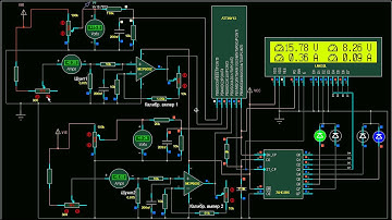 Volt-Amper metter ATtiny13A+74HC595+HD44780