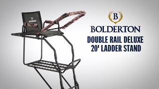 Bolderton Double Rail Deluxe 20' Ladder Tree Stand