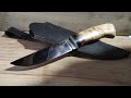 Кованый нож из 110х18 м-шд