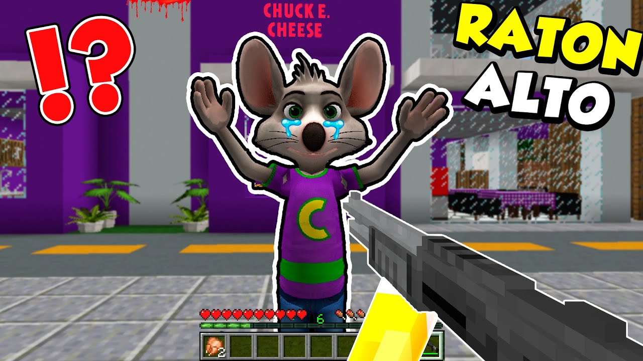 ¡CHUCK E CHEESE quiere ATRAPARME! 😱😭 | Escapa de la CASA de CHUCK E. CHEESE en Minecraft o MUERE!