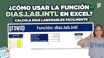 Cómo usar la función DIAS.LAB.INTL en Excel: Calcula días laborables fácilmente