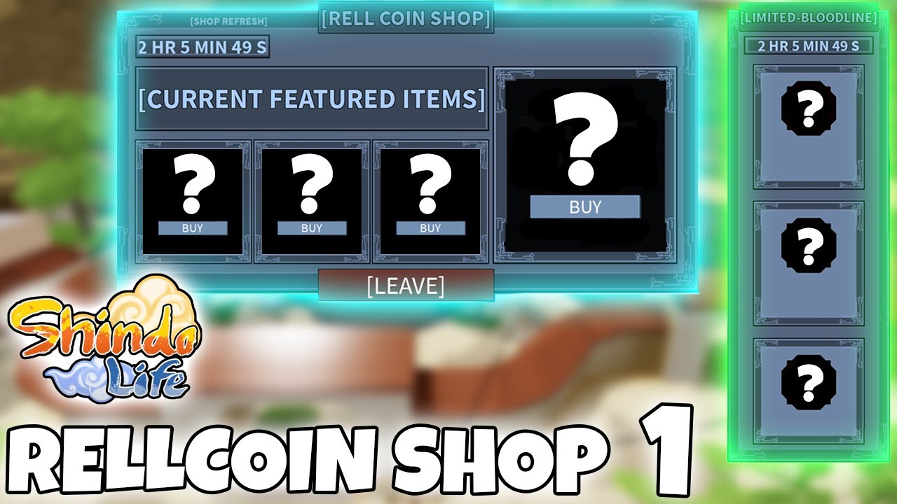 How To Enter New Rell Coins Shop!