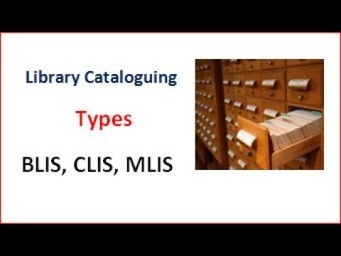 LIBRARY CATALOGUING | Types | - YouTube