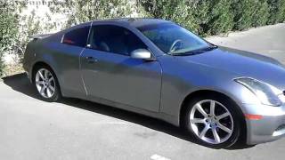 2003 Infiniti G35 Coupe Automatic 3.5 VQ motor walkaround fresh trade for sale