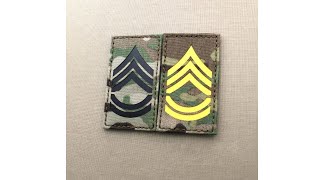Sergeant First Class SFC Rank Patch