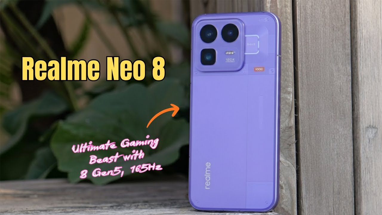 🔥 Подробный обзор Realme Neo 8 | Игровой монстр с частотой обновления 165 Гц, батарея на 8000 мАч...