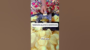 Thumbnail of Membuat keripik kentang dengan alat sederhana #shorts #viralvideo